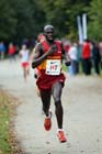 Belgrave Harriers' Paskar Owor finishing 3rd in the mens ERRA National Road Relays.